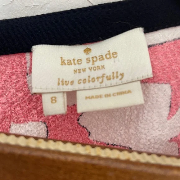 Kate Spade Cap Sleeve Print Top - Picture 10 of 12